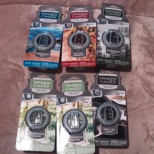 Set of 6 vent clip car fresheners